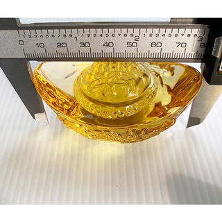 ภาพขนาดย่อของภาพหน้าปกสินค้าก้อนทอง คริสตัล ลายมังกร ก้อนทอง เงินจีนโบราณ หยวนเป่า หลักฮวงจุ้ย ของมงคล A7 5-8cm จากร้าน tanida_collection บน Shopee ภาพที่ 5