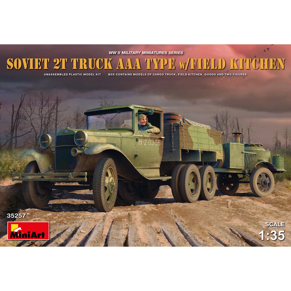 โมเดลประกอบ-miniart-1-35-mi35257-soviet-2t-truck-aaa-type