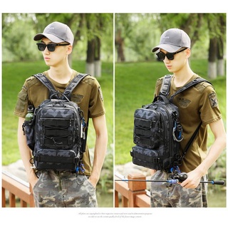 ภาพขนาดย่อของภาพหน้าปกสินค้าFishing bag กระเป๋าตกปลา กระเป๋าผู้ชาย ใส่อุปกรณ์ตกปลา ใส่เบ็ดได้ 1 คัน ใส่ของได้เยอะ กันน้ำได้ ไม่รงรัง จากร้าน tm123_m บน Shopee ภาพที่ 1