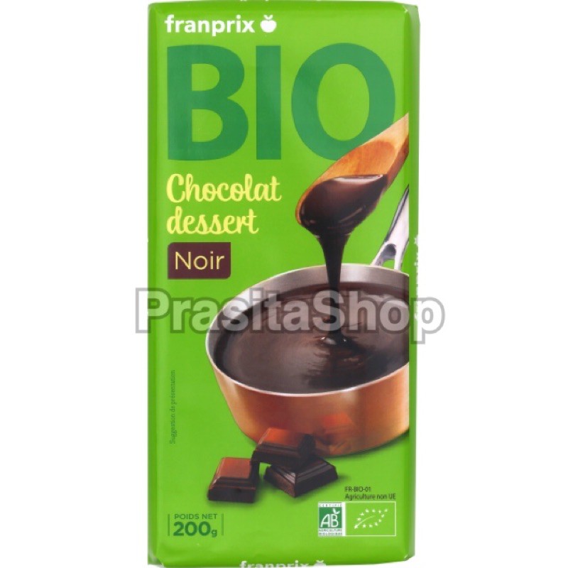 franprix-organic-dark-chocolate-dessert-200-g-ดาร์ค-ช๊อคโกแลต-ยี่ห้อฟรังพรีซ์-200-กรัม