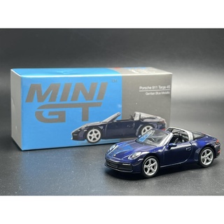 MINI GT / Porsche 911 Targa 4S Gentian Blue Metallic