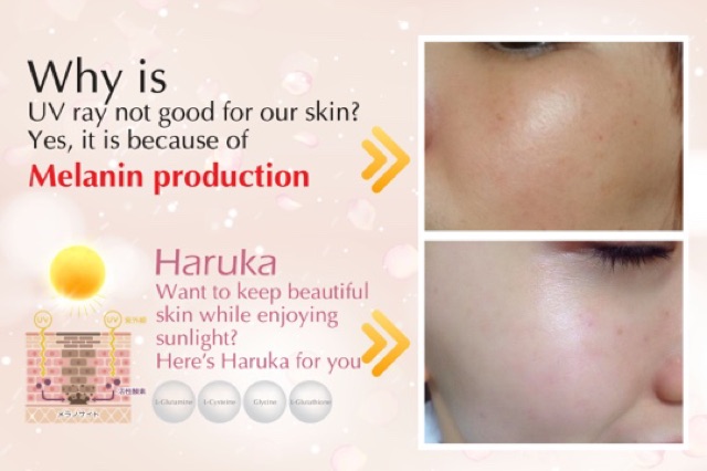 อาหารเสริมบำรุงผิวขาวใสเห็นผลไวจากญี่ปุ่น-haruka-skin-essence-gluta-complex-คุณภาพสูง