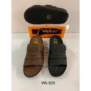 Walker wb 625 รองเท้าสวม พื้นหนา หนังแท้ สำหรับผู้ชาย