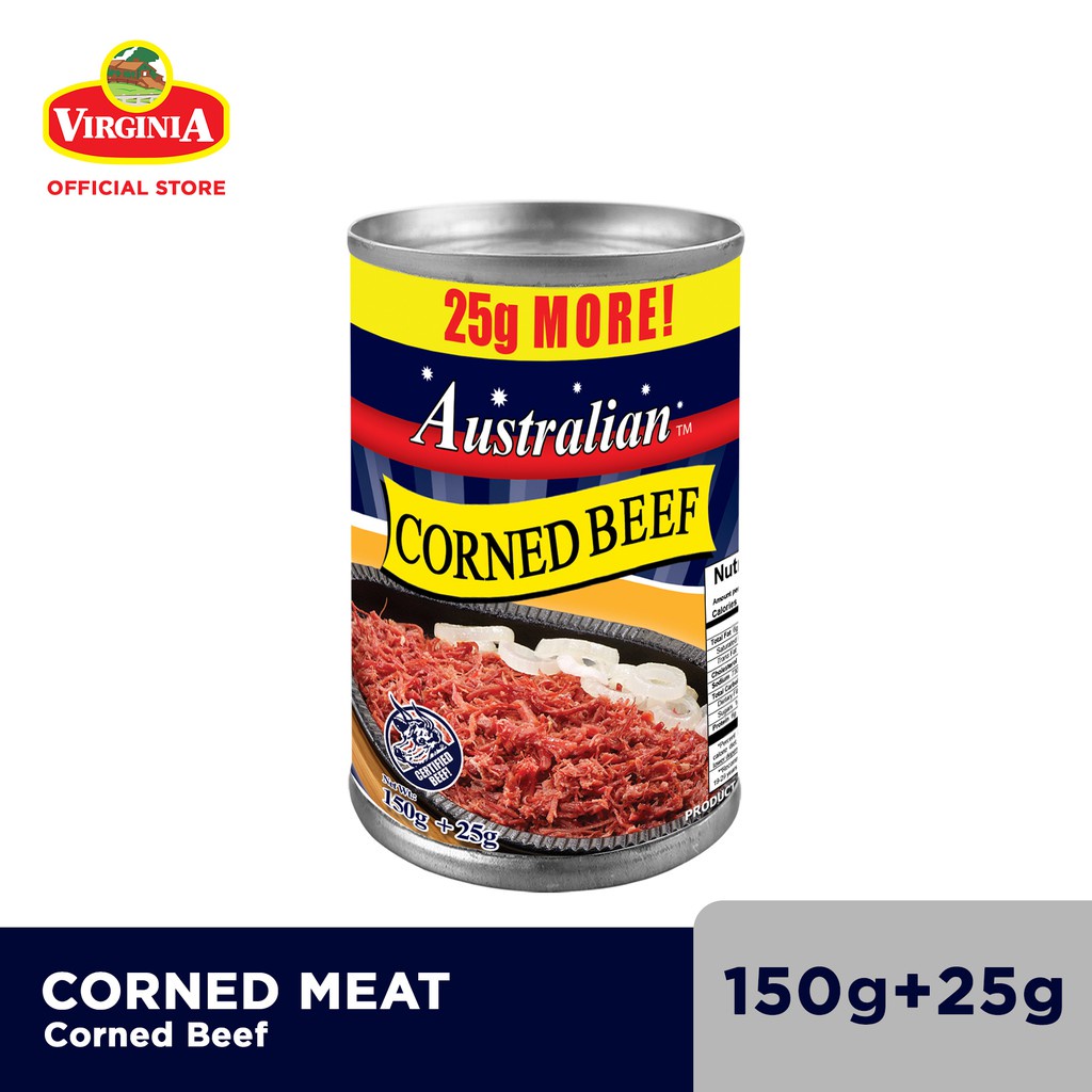 Australian Corned Beef 175g คอร์นบีฟ เนื้อกระป๋อง เนื้อวัวกระป๋อง ...