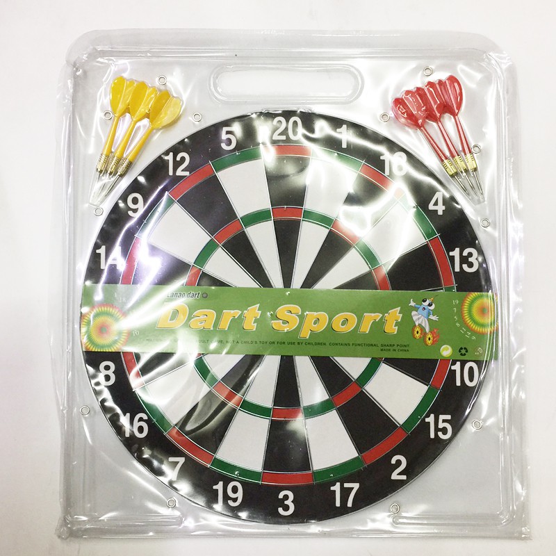 ภาพสินค้ากระดานปาเป้า แบบหนา ปาได้ทั้ง 2 หน้า พร้อมลูกดอก Dartboard ขนาด 36.5 CM. จากร้าน sb.sports บน Shopee ภาพที่ 5