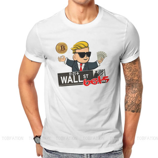 [S-5XL]Wallstreetbets Stock And Option Trading Bitcoin Money T Shirt Goth Tshirt Crewneck Men Clothing