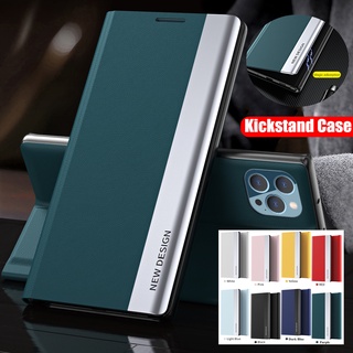 for iPhone 14 13 12 11 Pro Plus Max Case Ultra Thin Magnetic Leather Flip Stand Holder Cover