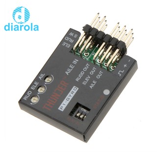 P1-GYRO 3-Axis Flight Controller Stabilizer System Gyro For Fixed Flying Wing Black Diarola