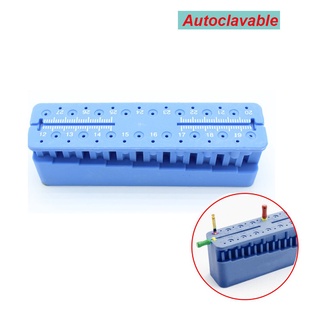 Dental Endodontic Ruler Block Files Measuring Tools Accessory Plastic