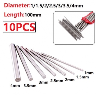 &lt;READY STOCK&gt;10pc Round Bar Straight Shank Metric Carbide Tungsten Steel Rod  Lathe Tool New100% brand new！