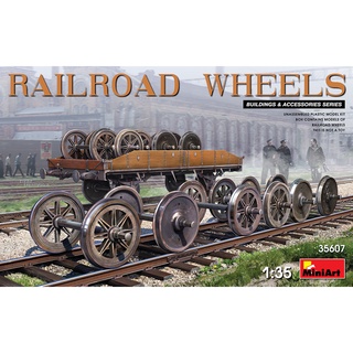 โมเดลประกอบ MiniArt 1/35 MI35607 RAILROAD WHEELS