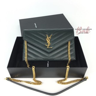 brandmekeerati กระเป๋า  [ In-Stock] •• New•• YSL WOC 7.5”  04