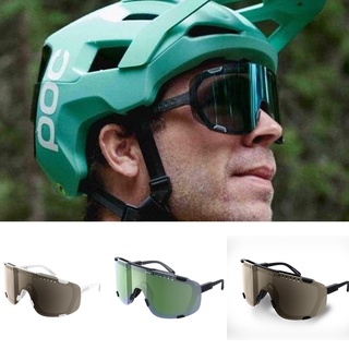 POC DEVOUR แว่นตาขี่จักรยานผู้ชายผู้หญิงแว่นกันแดดจักรยานโพลาไรซ์แว่นตากันแดดจักรยานเสือภูเขาแว่นตา 4 เลนส์