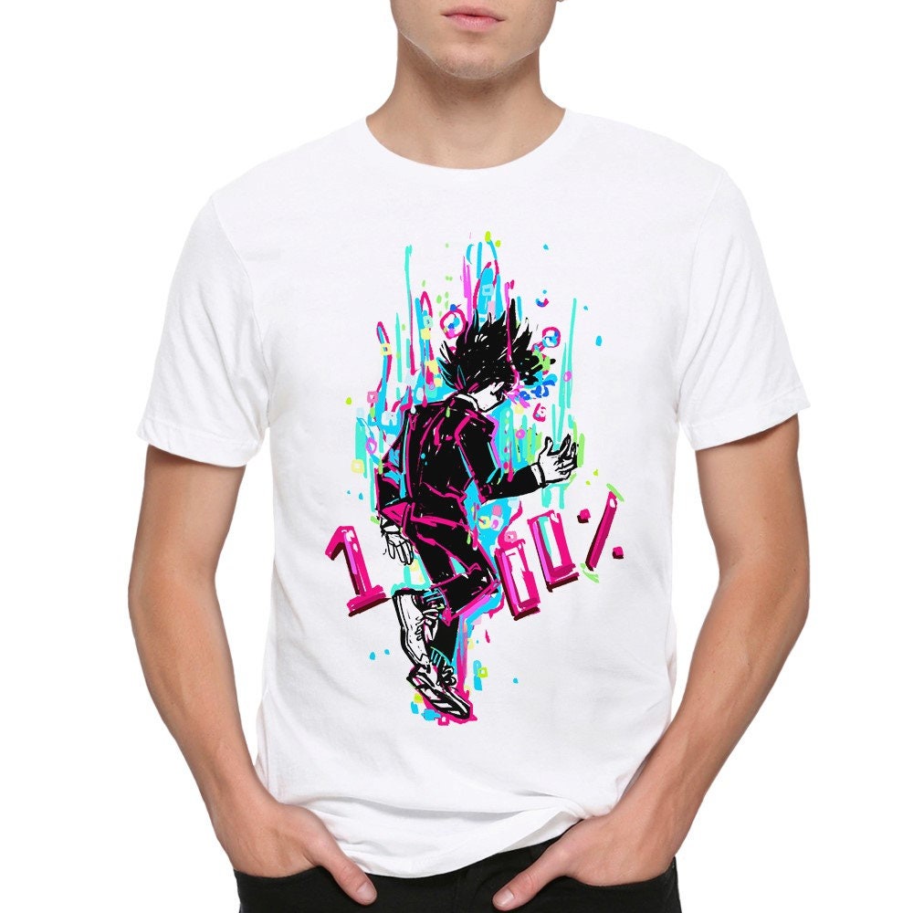 เสื้อผ้าผชเสื้อยืด-ผ้าฝ้าย-100-พิมพ์ลายกราฟฟิค-mob-psycho-100-สําหรับผู้ชาย-wr-175-s-5xl