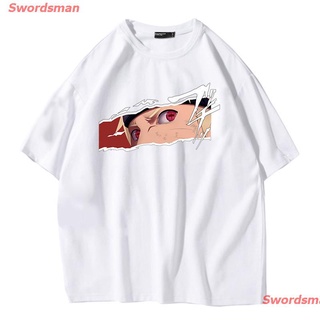 เสื้อยืดลำลอง 【new】NARUTO T-shirt Short Sleeve Tops Casual Loose Sasuke Kakashi Itachi Unisex Tee Shirt Ins Fashion Plus