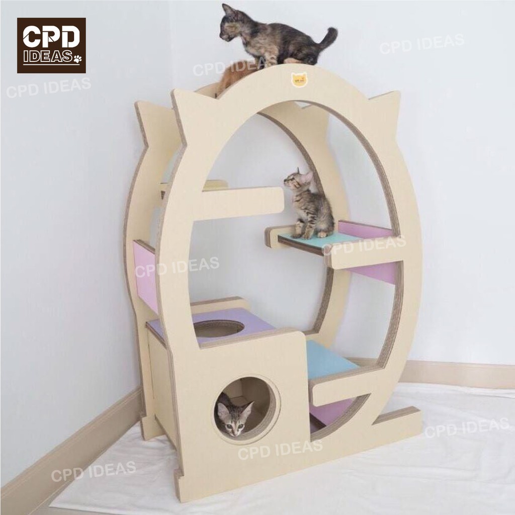 คอนโดแมว-floor-6-cat-condo-รุ่น-คอนโดแมว-6-ชั้น-cpd-ideas