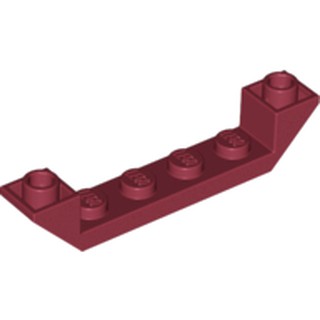 Lego part (ชิ้นส่วนเลโก้) No.52501 Slope, Inverted 45 6 x 1 Double with 1 x 4 Cutout