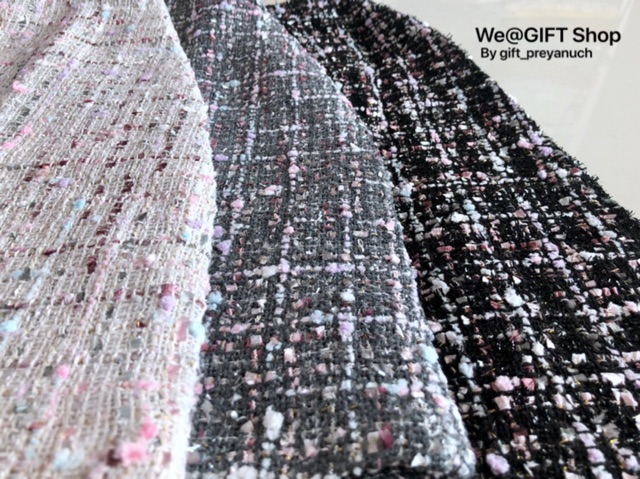 ภาพสินค้าWe@GIFT XS-XL กระโปรงผ้าชาแนล เรียบหรูดูแพง  สไตล์เกาหลี จากร้าน gift_preyanuch บน Shopee ภาพที่ 4
