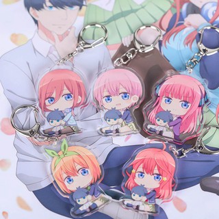 ภาพหน้าปกสินค้าพวงกุญแจ จี้อะคริลิก ลายอนิเมะ The Quintessential Quintuplets ที่เกี่ยวข้อง