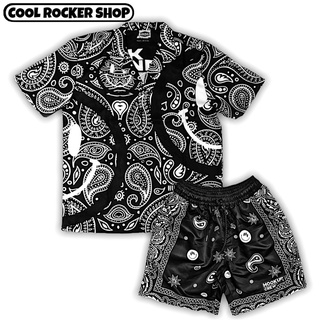 Cool Rocker : Black Paisley Bandana ชุดเซ็ตลายสีดำยอดฮิต