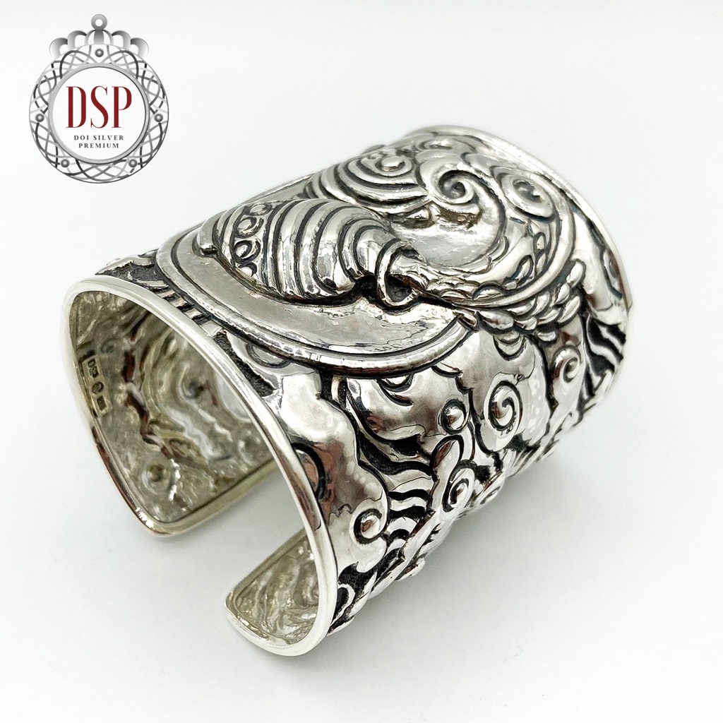 กำไลข้อมือราศีกุมภ์-กำไล-12-ราศีแห่งดวงดาว-กำไลเงินแท้-92-5-aquarius-zodiac-925-sterling-silver-bangle-gspp0313