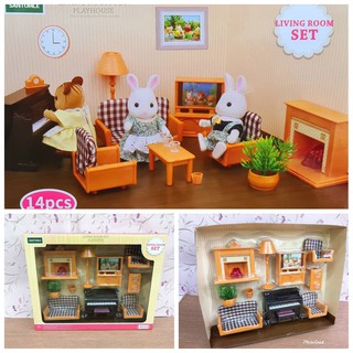 SANTOMLE PLAY HOUSE ชุดของตบแต่งบ้าน สำหรับเด็กเล็ก เหมาะสำหรับเสริมพัฒนาการของเด็กน้อย อายุ 3 ปีขึ้นไป