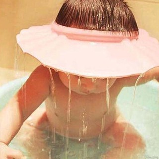 เช็ครีวิวสินค้า✨ perfect ❀ หมวกสระผมเด็ก หมวกกันแชมพู หมวกอาบน้ำเด็ก