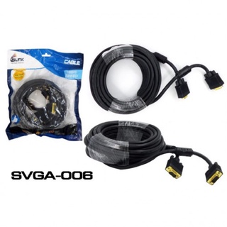 GLINK สายสัญญาณ VGA /SVGA ความยาว 10เมตร SVGA-06 หัวชุบทอง ของแท้ ออกใบกำกับภาษีได้ baterrymania