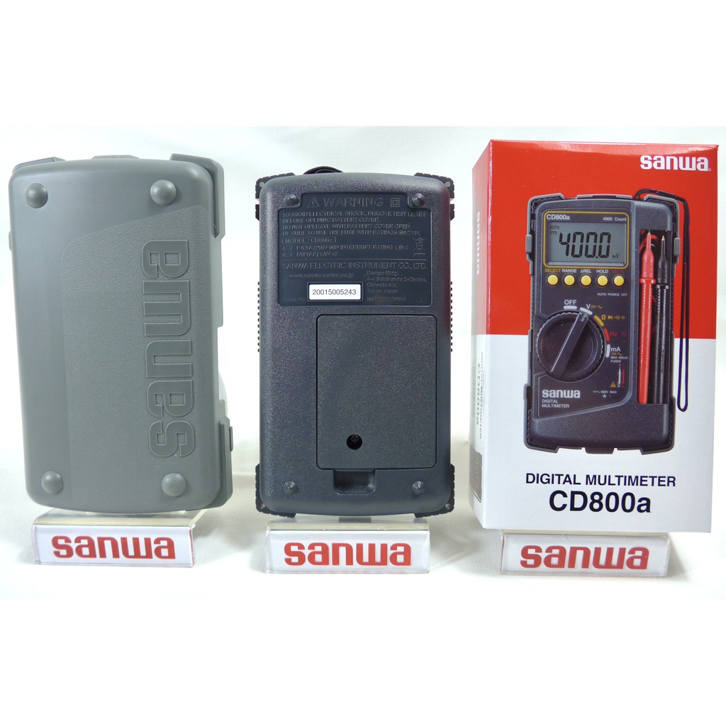 SANWA CD800a ดิจิตอล มัลติมิเตอร์ ของแท้ 100% | Shopee Thailand