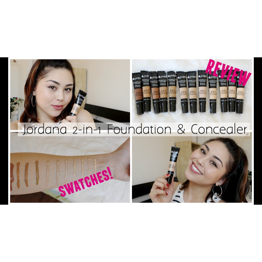 ของแท้-jordana-complete-cover-2-in-1-concealer-amp-foundation-จอร์ดานา-คอนซิลเลอร์-แอนด์-รองพื้น-ครีมรองพื้น-30g