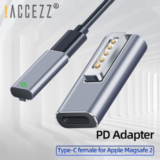 สินค้า Accezz อะแดปเตอร์แม่เหล็ก Magsafe 1 2 Male To USB-C 60W Quick Charger PD Charge Converter