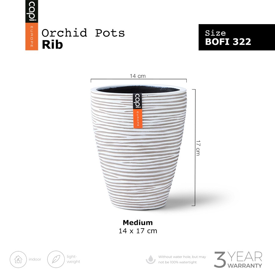 bofi-322-orchid-pot-rib-size-d-14-x-h-17-cm-กระถางต้นไม้-modern-แบรนด์-capi-europe