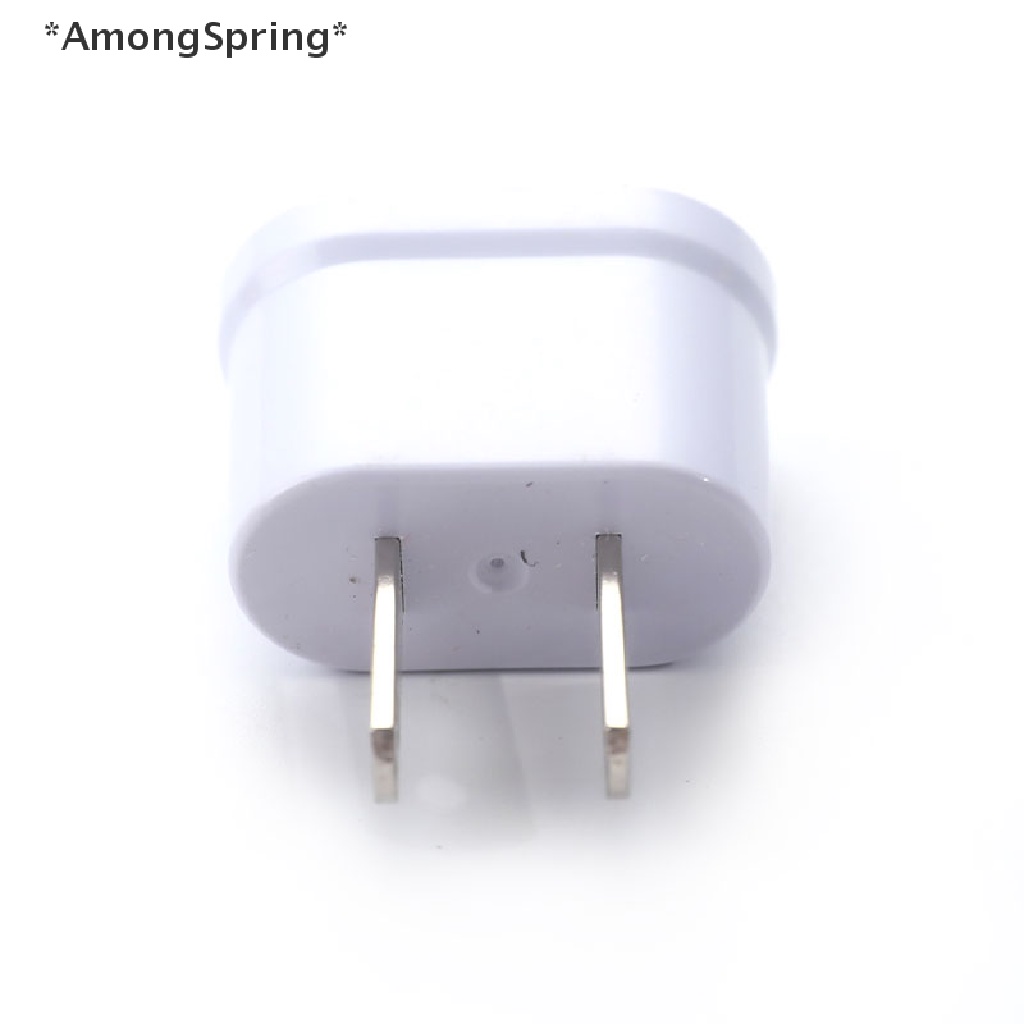 amongspring-ซ็อกเก็ตแปลงปลั๊ก-us-เป็น-eu-ทรงกลม-และแบน-ขายดี