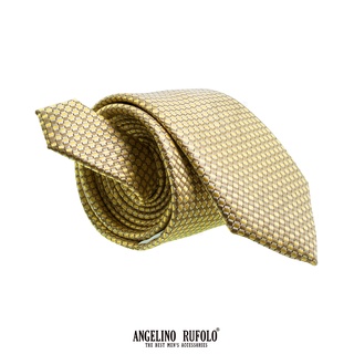 ANGELINO RUFOLO Necktie(NTS-กฟ.รวม) เนคไทผ้าไหมทออิตาลี่คุณภาพเยี่ยม ดีไซน์ Graphic สีน้ำตาล/ฟ้า/เขียว/เลือดหมู/ชมพู