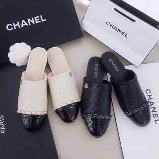 รองเท้าสลิปเปอร์สไตล์แบรนด์ CHANEL