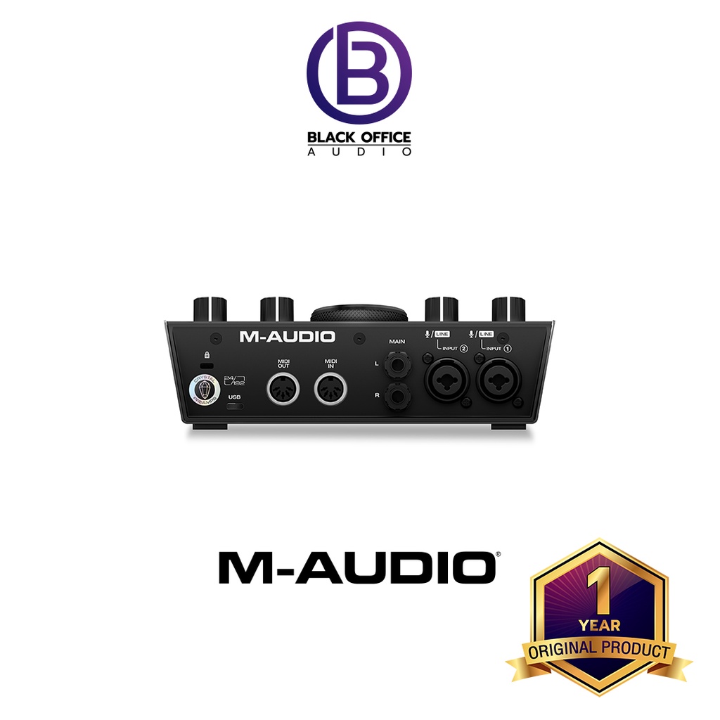 m-audio-air-192-6-ออดิโออินเตอร์เฟส-บันทึกเสียง-ทำเพลง-usb-audio-interface-blackofficeaudio