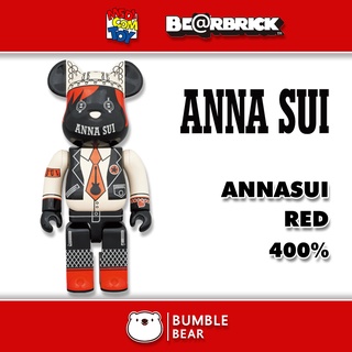 [‼️ของแท้‼️] 400% Bearbrick Anna Sui [Red &amp; Beige]