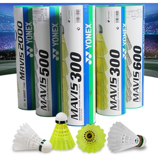 สินค้า YONEX MAVIS 350 Badminton Nylon Shuttlecock ลูกแบดมินตัน ไนล่อน หลอดละ 6 ลูก