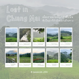 สินค้า Postcards Lost in Chiang Mai l โปสการ์ดแต่งห้อง 10 ใบภาพไม่ซ้ำ