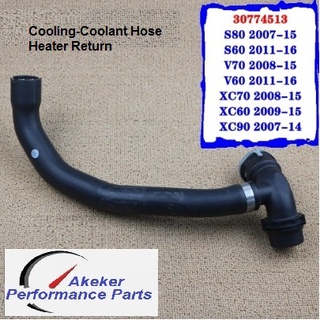 FOR VOLVO 07-14 S80 S60 XC60 XC90 XC70 V70 Connector To Pipe Lower 3.2L-L6 30774513 Cooling-Coolant Hose Heater Return