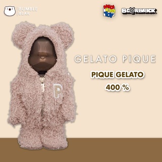 [‼️ของแท้, พร้อมส่ง‼️] 400%+100% Be@rbrick Gelato Pique Brown