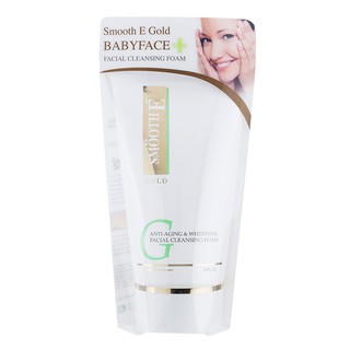 Smooth E GOLD Anti Aging & Whitening Facial Cleansing Foam ขนาด 45,120 กรัม