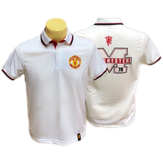 เช็คสินค้าก่อนสั่งซื้อเท่านั้น!!!!!   เสื้อโปโล แมนยู MUFC-011 (WHITE) สีขาว