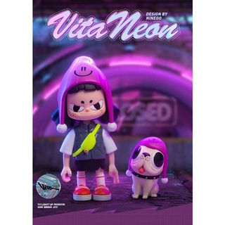 [Ashali] ฟิกเกอร์ POPMART POPMART VITA NEON ลิฟท์ แฮนด์เมด ของเล่นน่ารัก สร้างสรรค์