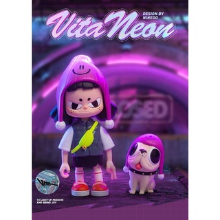 [Ashali] ฟิกเกอร์ POPMART POPMART VITA NEON ลิฟท์ แฮนด์เมด ของเล่นน่ารัก สร้างสรรค์