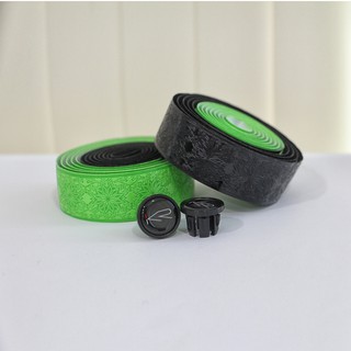 ผ้าพันแฮนด์จักรยาน KR Bartape two tone - Black/Green