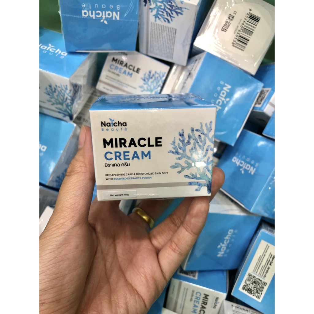 ภาพสินค้าณัชชามิราเคิลครีม Natcha MIRACLE CREAM ครีมหน้าเด็ก จากร้าน beautinsid บน Shopee ภาพที่ 7