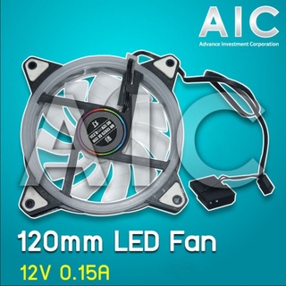 120mm LED Fan 12V 0.15A พัดลม @ AIC ผู้นำด้านอุปกรณ์ทางวิศวกรรม