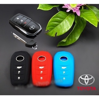 ปลอกซิลิโคน หุ้มกุญแจรีโมทรถยนต์ Toyota Hilux Revo Smart Key กุญแจอัจฉริยะ 3 ปุ่ม