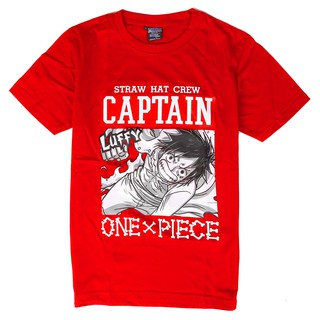 Red One Piece T-shirt No.325 (เสื้อยืดวันพีซ สีดำ No.325)